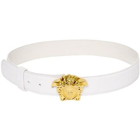 white and silver versace belt|white versace belt sale.